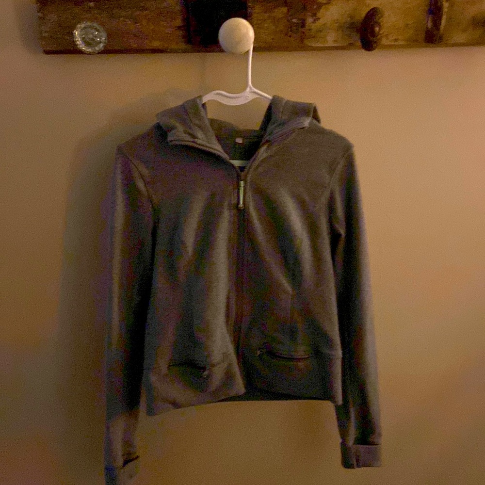 LuLu Lemon replica ladies gray sweat hoodie